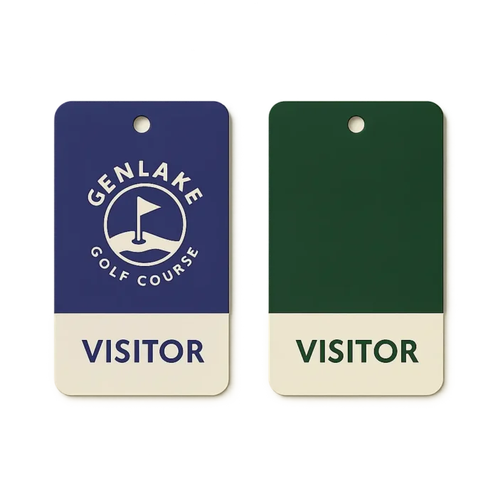 Golf club bag tags