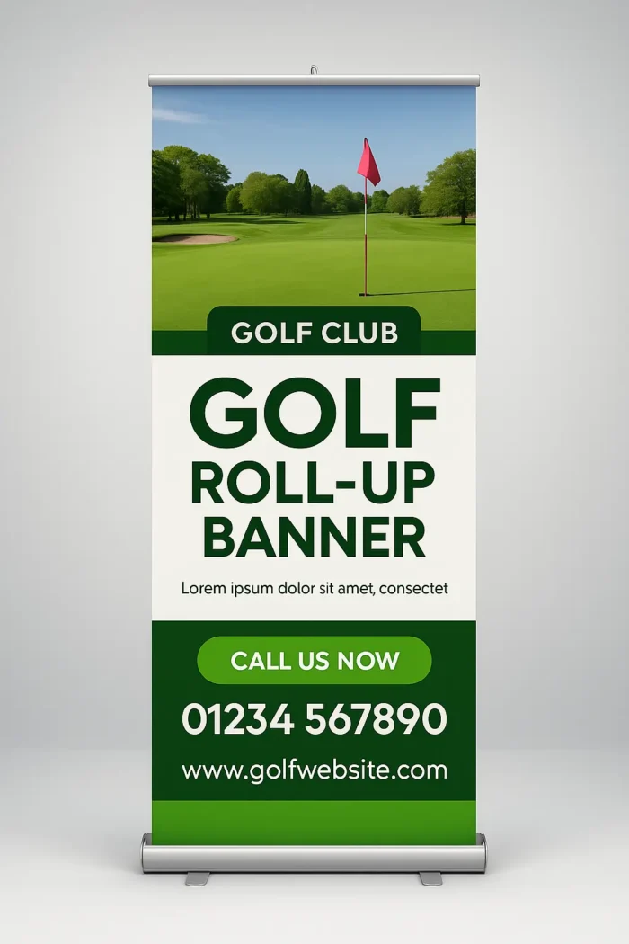 Roller Banners Golf Clubs